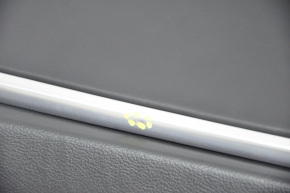 Door trim card rear right Tesla Model S 12-15 pre-rest black, butt on chrome