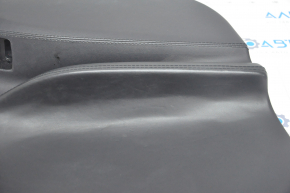 Door trim card front left Tesla Model S 12-15 pre-rest black, bumps, scratches on chrome, swollen leather