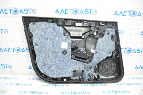 Door trim card front right Tesla Model S 12-15 pre-rest black, scratches and bumps on chrome