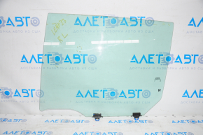 Glass of the rear left door Nissan Leaf 13-17 scratches