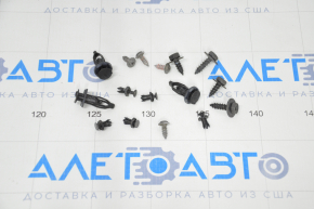 Hardware for rear bumper Lexus IS 14-20 incomplete