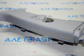 Upper center pillar trim left belt Hyundai Elantra AD 17-20 gray, plastic turned white