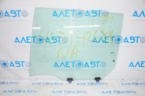 Glass of the rear left door Nissan Leaf 13-17 scratches