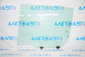 Glass of the rear left door Nissan Leaf 13-17 scratches