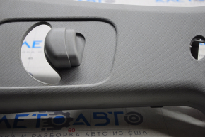 Upper center pillar trim belt left Hyundai Santa FE Sport 13-18 gray, without plug, scratches