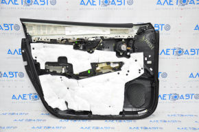 Door trim card front right Infiniti QX50 19-20 leather beige scratches and nicks on the trim