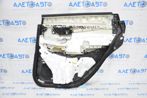 Door trim card rear left Infiniti QX50 19-20 leather beige scratches, worn leather