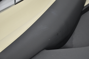 Door trim card rear left Infiniti QX50 19-20 leather beige scratches, worn leather