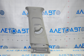 Center pillar trim upper belt left Hyundai Sonata 15-17 gray, scratches