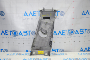 Center pillar trim upper belt left Hyundai Sonata 15-17 gray, scratches