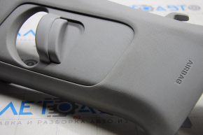 Center pillar trim upper belt left Hyundai Sonata 15-17 gray, scratches