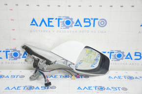 Side mirror right Tesla Model S 12-20 13+2 pins, auto-dimming, white+chrome