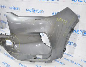 Bare front bumper Infiniti QX50 19-25 graphite dented, tears, filed