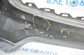 Bare front bumper Infiniti QX50 19-25 graphite dented, tears, filed