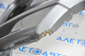 Bare front bumper Infiniti QX50 19-25 graphite dented, tears, filed