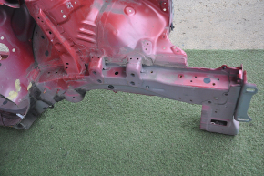 Front left quarter Toyota Prius 30 10-15 red, pokes