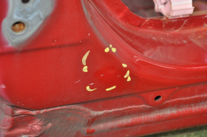 Front left quarter Toyota Prius 30 10-15 red, pokes