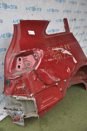 Quarter wing rear right Kia Sorento 16-20 red, pokes