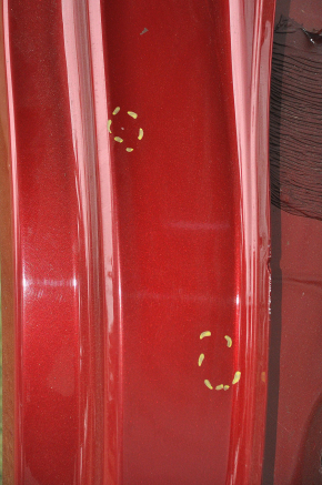 Quarter wing rear right Kia Sorento 16-20 red, pokes