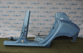 Quarter wing rear left Nissan Leaf 13-17 blue with central pillar, dents