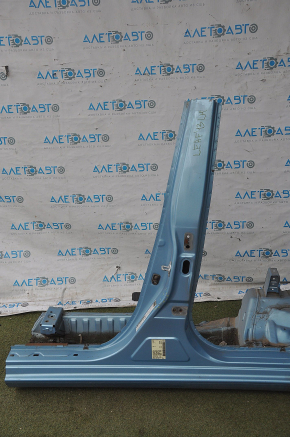 Quarter wing rear left Nissan Leaf 13-17 blue with central pillar, dents