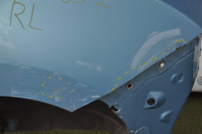 Quarter wing rear left Nissan Leaf 13-17 blue with central pillar, dents