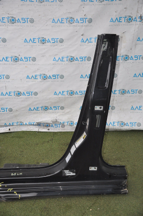 Front left quarter VW Passat b8 16-19 USA black with central pillar, dents, roof pillar sawed off
