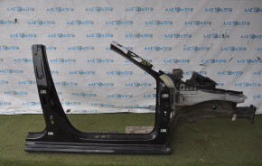 Front quarter right VW Passat b8 16-19 USA black with central pillar