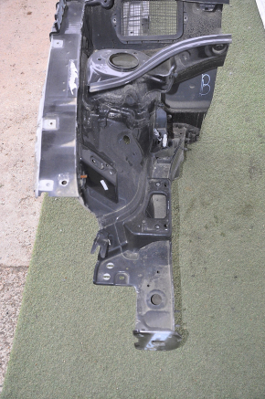 Front quarter right VW Passat b8 16-19 USA black with central pillar