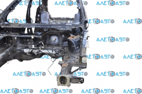 Front left quarter Lincoln MKC 15-19 black G1, on the body