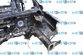 Front left quarter Lincoln MKC 15-19 black G1, on the body