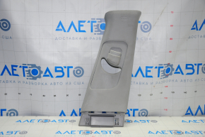 Center pillar trim upper belt right Hyundai Sonata 11-15 gray, scratches