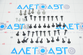 Tesla Model X dashboard mounting hardware 16-21 53pcs