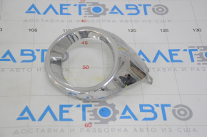 Right fog light frame Lexus ES300h ES350 13-15 pre-rest chrome, broken fasteners, pokes