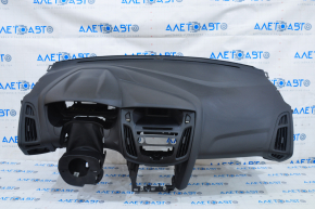 Dashboard front panel with AIRBAG Ford Focus mk3 15-18 rest black