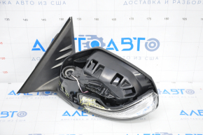 Left side mirror Infiniti QX50 19-25 5 pins, turn signal, break of inner housing and turn signal, filed, no overlay