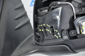 Left side mirror Infiniti QX50 19-25 5 pins, turn signal, break of inner housing and turn signal, filed, no overlay