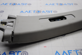 Center pillar trim upper belt left Nissan Altima 13-18 gray, scratches