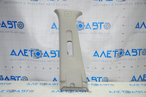 Center pillar trim upper belt left Nissan Sentra 13-19 gray, scratches