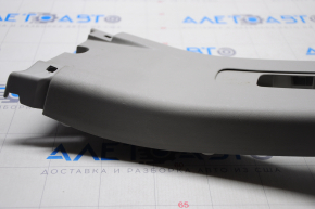 Center pillar trim upper belt left Nissan Sentra 13-19 gray, scratches