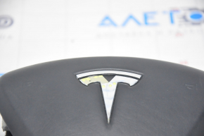 Airbag in the steering wheel driver Tesla Model S 12-20 leather type 1, useful chrome