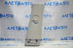 Center pillar trim upper belt right Nissan Pathfinder 13-20 gray, scratches, plastic turned white