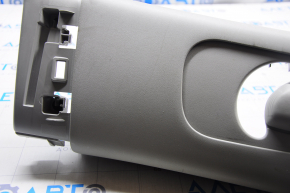 Center pillar trim upper belt right Nissan Pathfinder 13-20 gray, scratches, plastic turned white