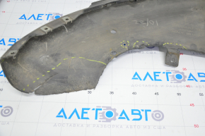 Tesla Model S 12-15 pre-rest type 1 front bumper lip is dented, worn, tears