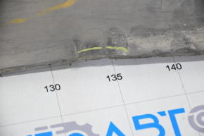 Tesla Model S 12-15 pre-rest type 1 front bumper lip is dented, worn, tears