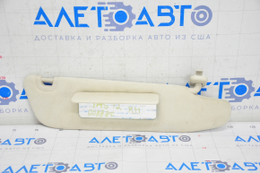 Right visor Tesla Model S 12-20 beige, chemically treated