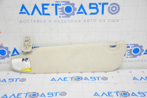 Right visor Tesla Model S 12-20 beige, chemically treated