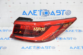 Light outer wing right Infiniti QX50 19-20 cracks in glass