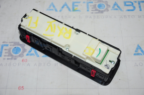 Front left window lift control Lexus RX350 RX450h 16-22 black with chrome, for automatic folding, with black trim