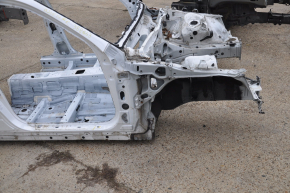Front right quarter Lexus IS 14-20 white, on the body